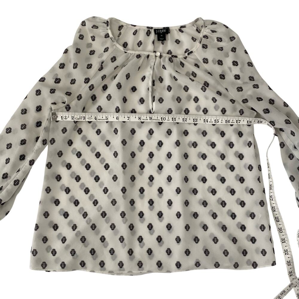 J. Crew Blouses Lot of 2 Women Size XS Long Sleeve Light Weight - Picture 4 of 10
